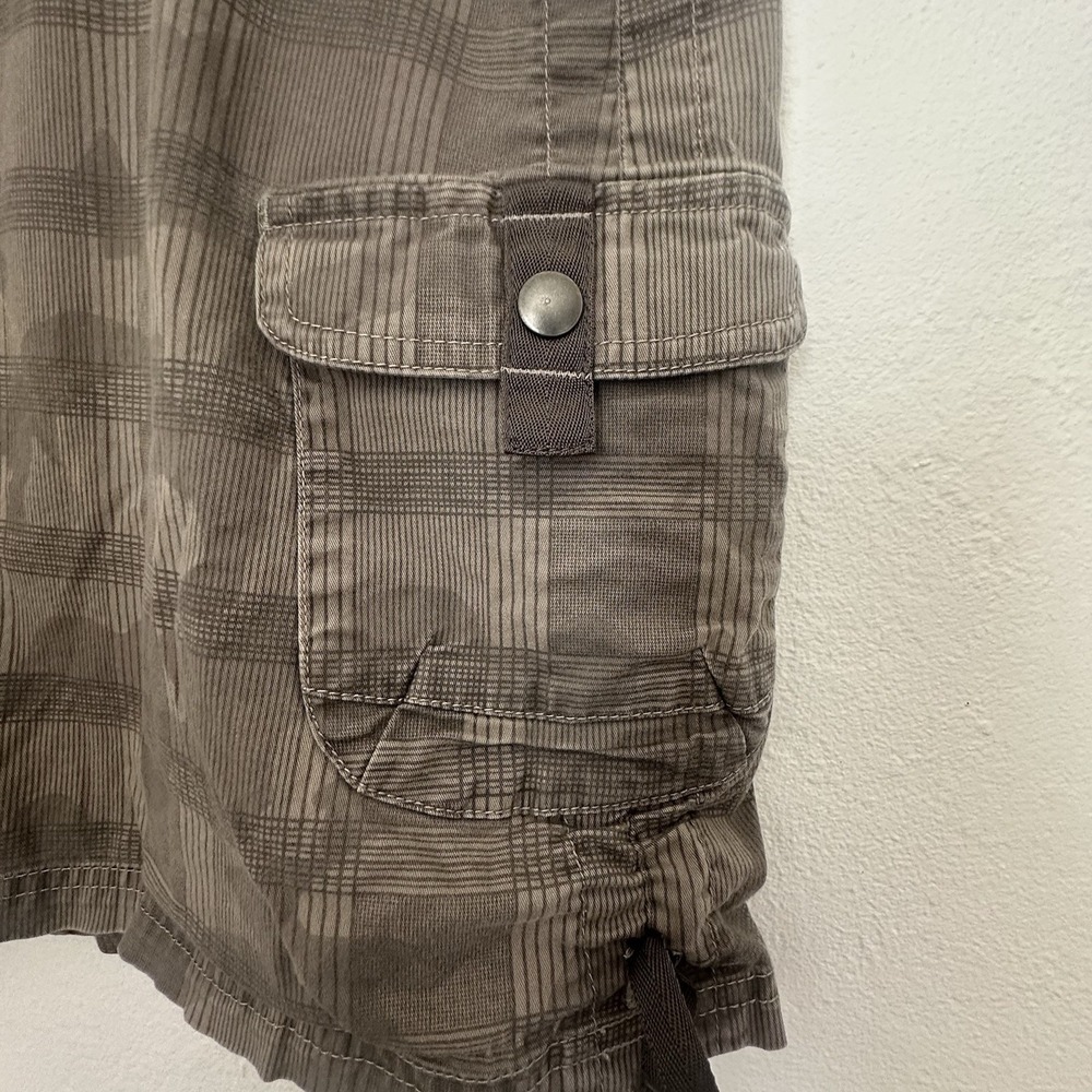 Kuhl Katerina Skirt Womens Sz 6 Brown Plaid Camo Utility Gorpcore Hiking Travel - Picture 5 of 10